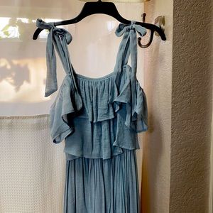 PROSPERITY POCKETED TIE MAXI DRESS